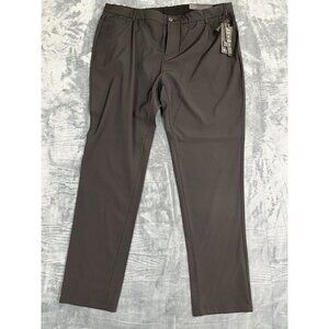 TR Premium Slim Fit Black Dress Pants W42/L32 4-Way Stretch Breathable NWT